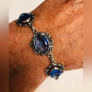Tanzanite 925 Sterling Silver Bracelet